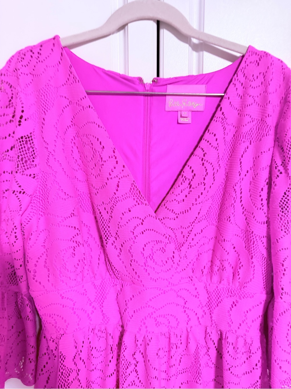Fuchsia Eyelet Lace Lily Pulitzer